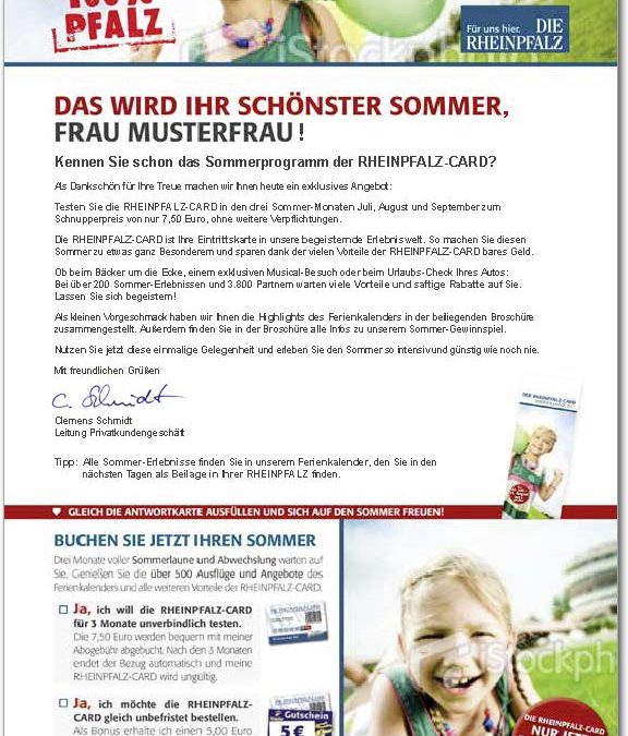 Flyer und Broschüren